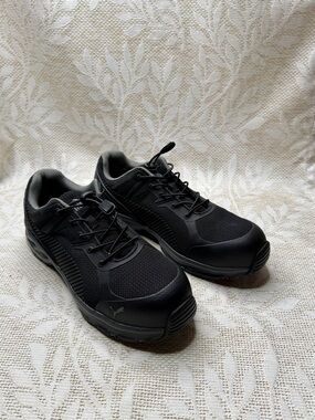 Puma Men’s Black Lace-Up Athletic Sneakers